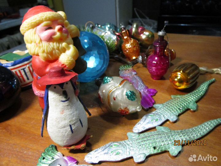 Винтажные ёлочные игрушки из СССР