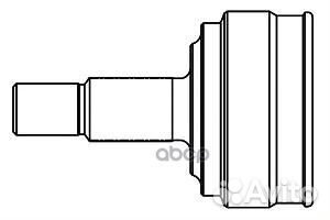ШРУС mitsubishi carisma 1.6-1.8 95-06 нар. +ABS