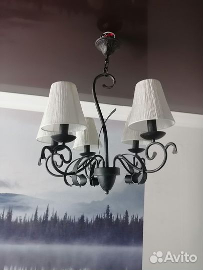 Люстра потолочная винтажная