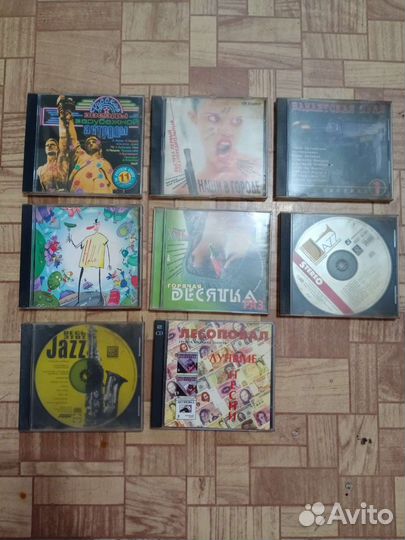 Музыкальные cd диски 90х