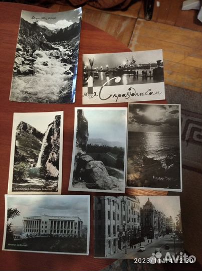 Старые фотографии, открытка