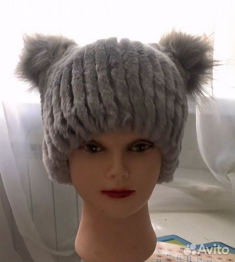 Шапка детская меховая зимняя 50-54