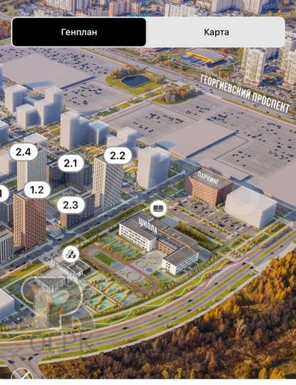 Квартира-студия, 19,6 м², 6/25 эт.