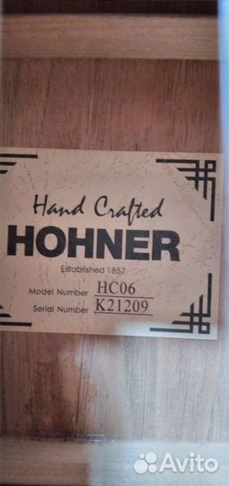 Гитара hohner hc 06