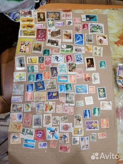 Марки коллекция СССР много