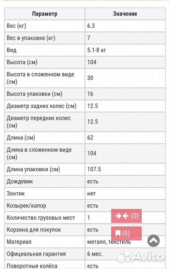 Коляска-трость Maclaren Triumph All Star