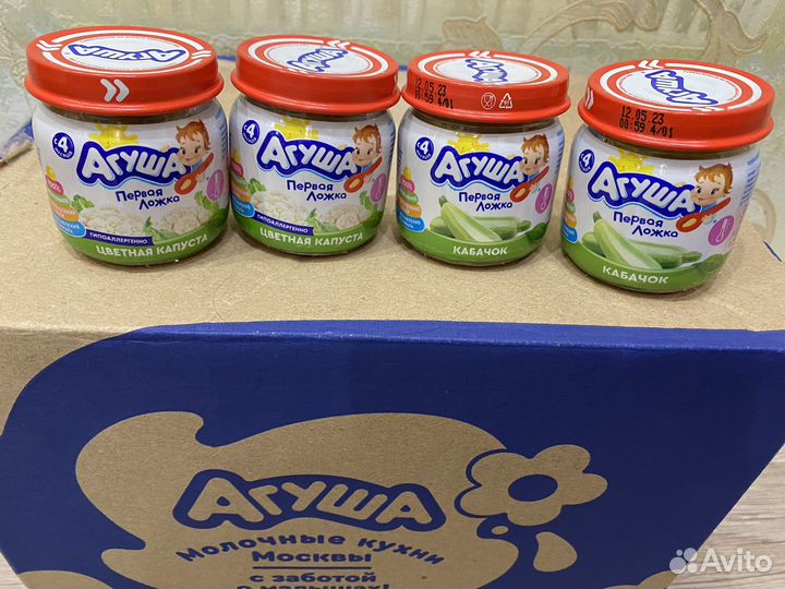 Детское питание пюре овощное Агуша