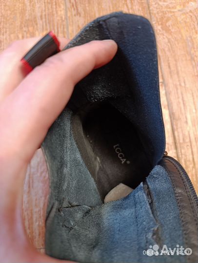 Ботинки кожаные демисезонные