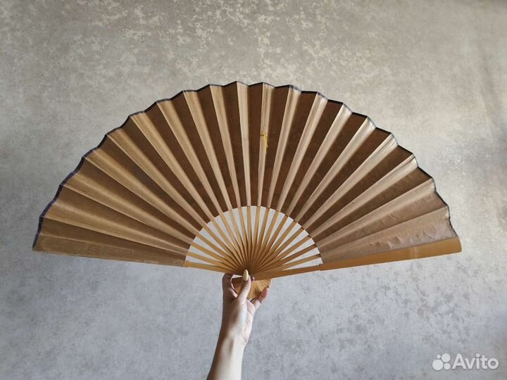Веер интерьерный, с ручной росписью