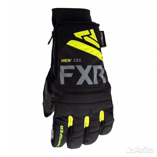 Перчатки FXR Transfer Short Cuff Black/Hi Vis 2208
