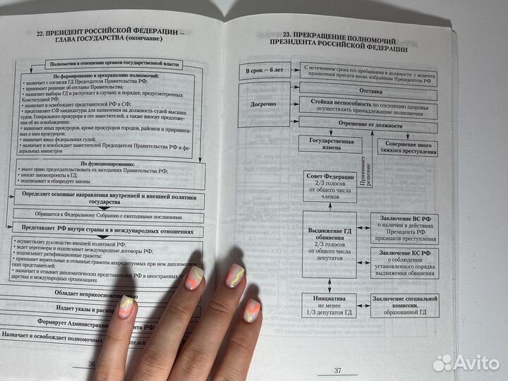Конституция РФ в схемах