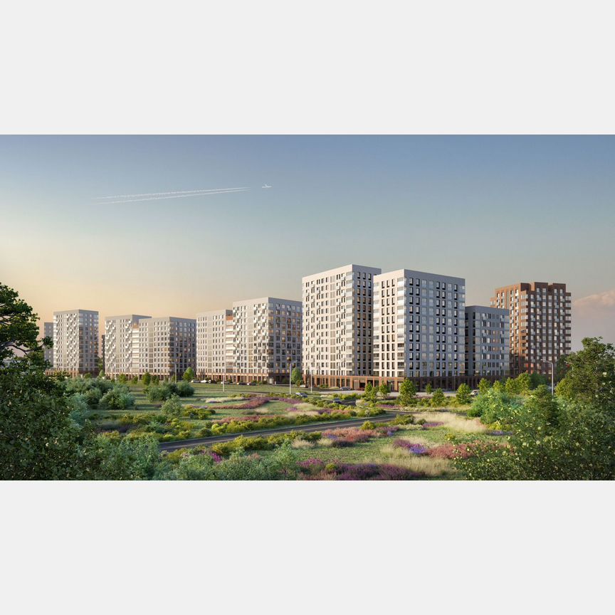 2-к. квартира, 39,4 м², 6/9 эт.