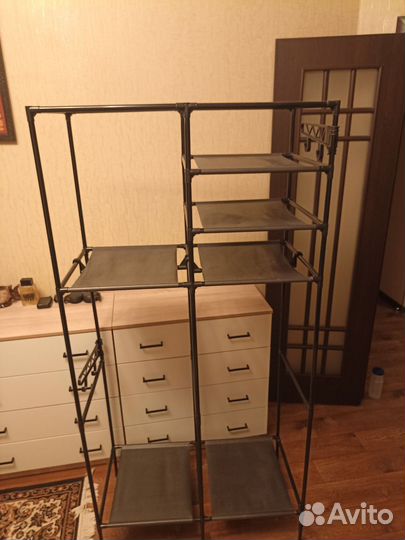 Вешалка для одежды напольная металлическая