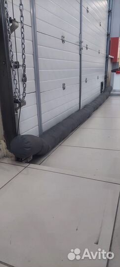 Валик под ворота в гараж бокс брезент