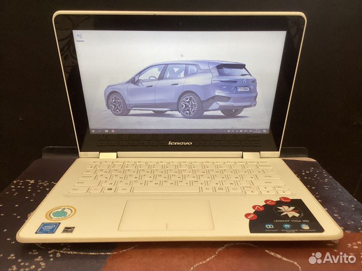 Ноутбук, открывается как планшет