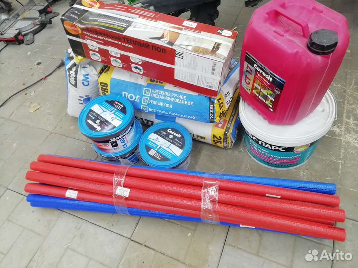 Остатки стройматериалов