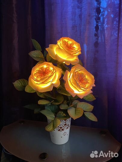 Декоративные букеты светильники