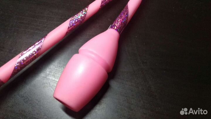 Булавы pastorelli 41 см розовые оригинал