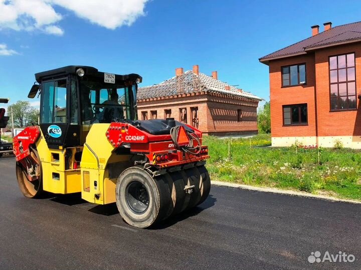 Асфальтирование, укладка асфальта