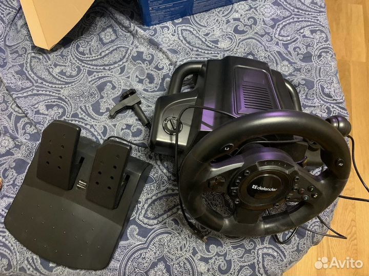 Игровой руль defender forsage drift gt