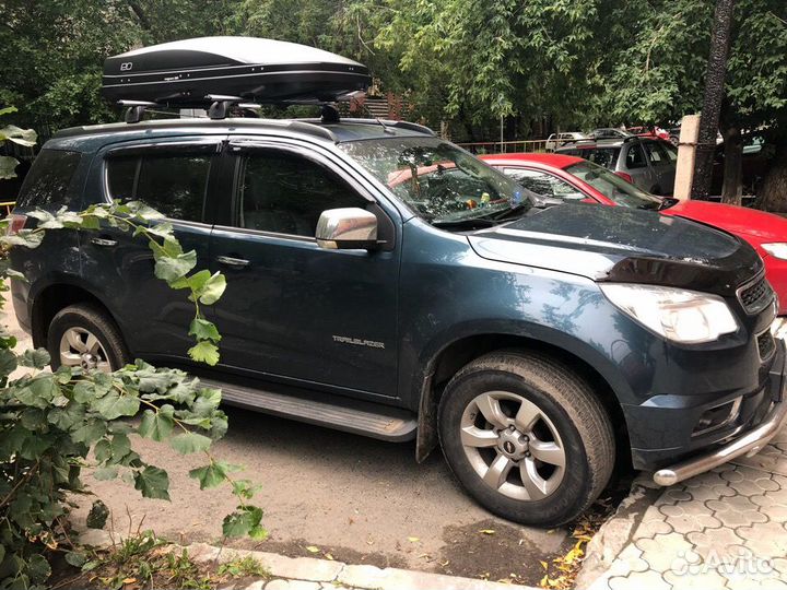 Автобокс багажник на крышу Chevrolet TrailBlazer