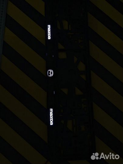 Номерная led рамка с вашим дизайном