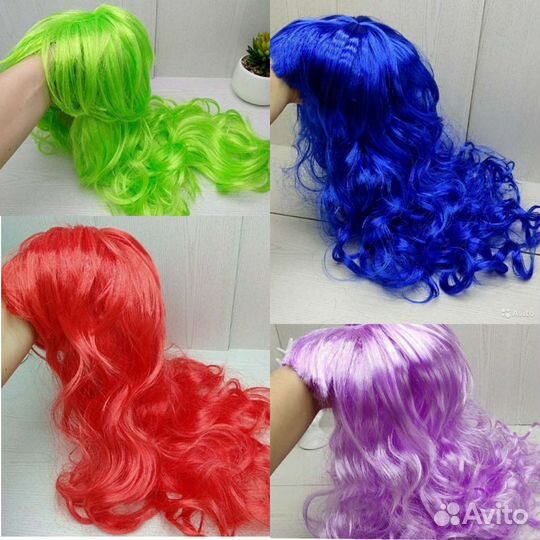 Парик длинный, разные, новый