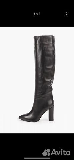 Сапоги кожаные весна-осень