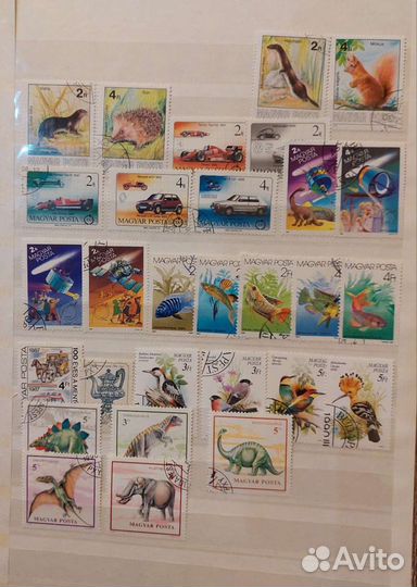 Почтовые марки Венгрия, Румыния 50-90 гг