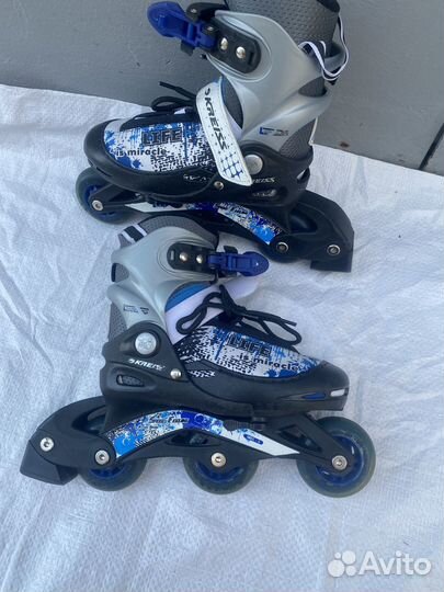 Ролики раздвижные для девочки 28-29,яркие