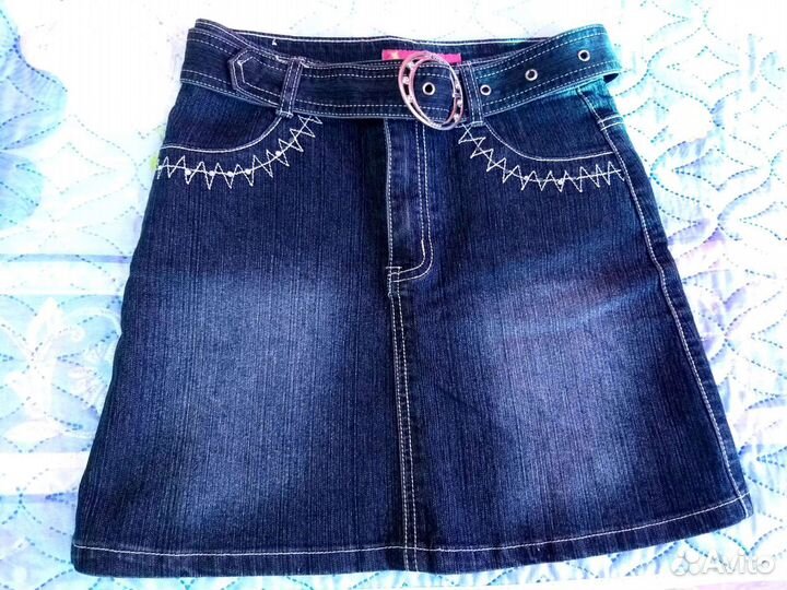 Юбка джинсовая