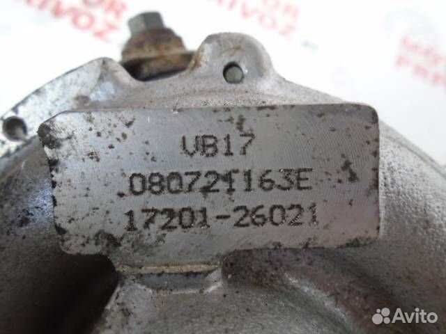 Турбина Toyota RAV4 3 (XA30) 2008 17201-26021