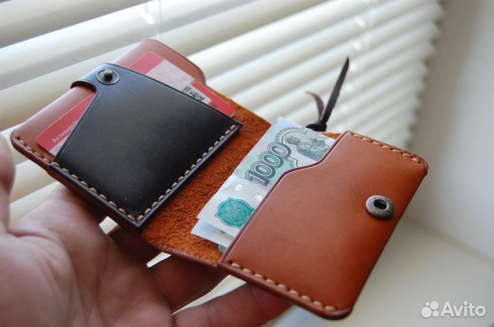 Картхолдер ручная работа (нат.кожа)