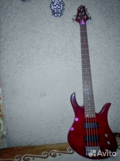 5 струнная бас гитара + процессор эффектов