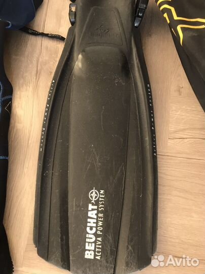 Гидрокостюм 5 мм мужской Мares, сумка, ласты, боты