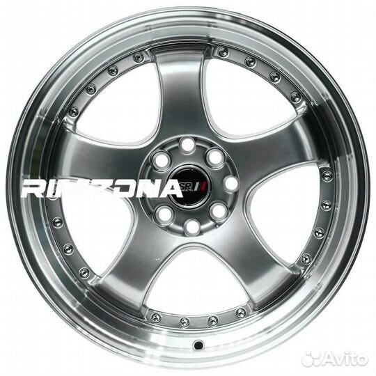 Литые диски work R17 4x100/4x108 srt. Примерка