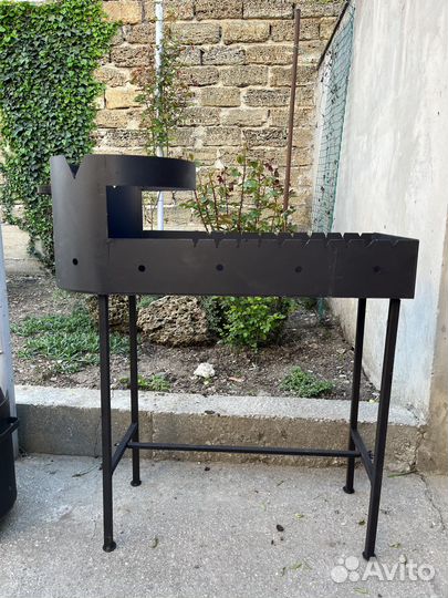 Комплект мангал и печь под казан в наличии