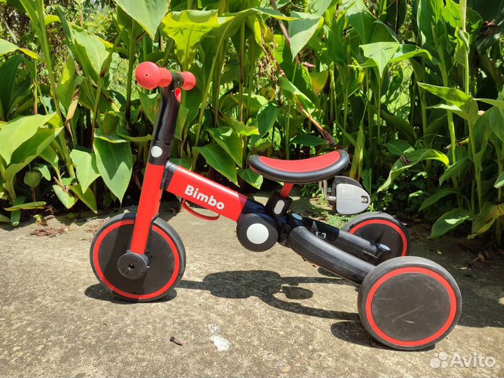 Трехколесный велосипед-беговел 3 в 1