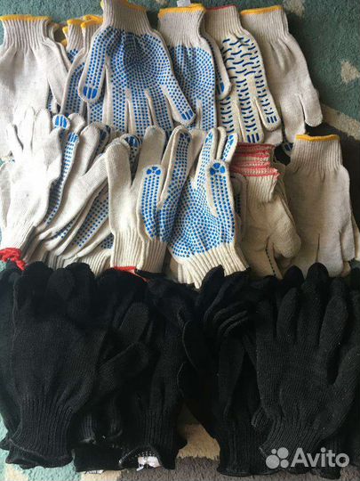 Перчатки хб с пвх