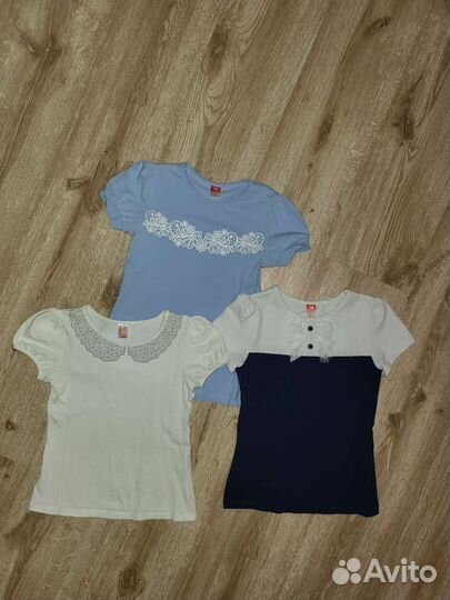 Футболка для девочки школьная cherubino