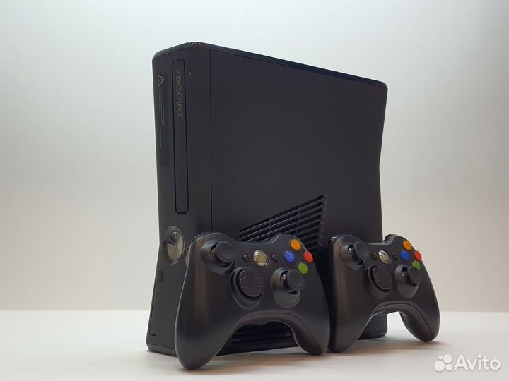 Xbox 360 Slim 500Gb FreeBoot + 160 игр (прошитая)