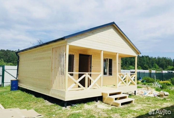 Дом из бруса строительство под ключ