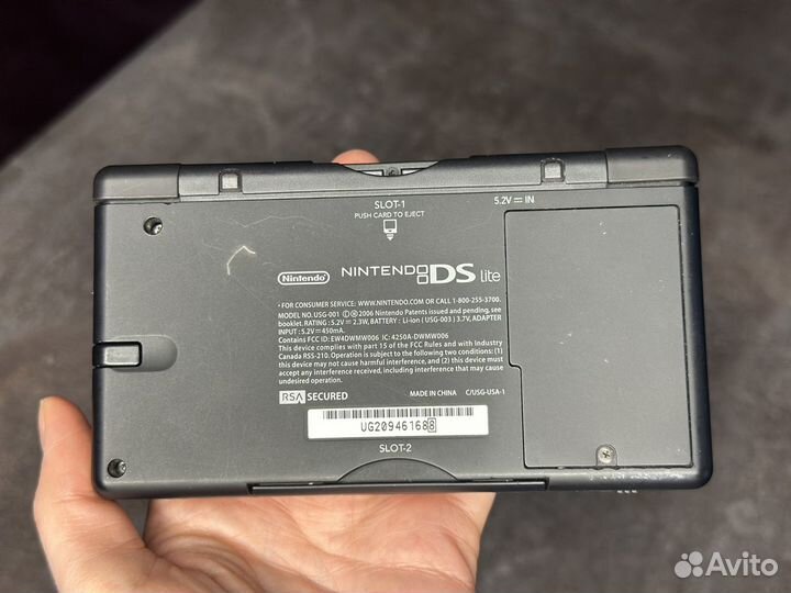 Консоль Nintendo DS Lite красная