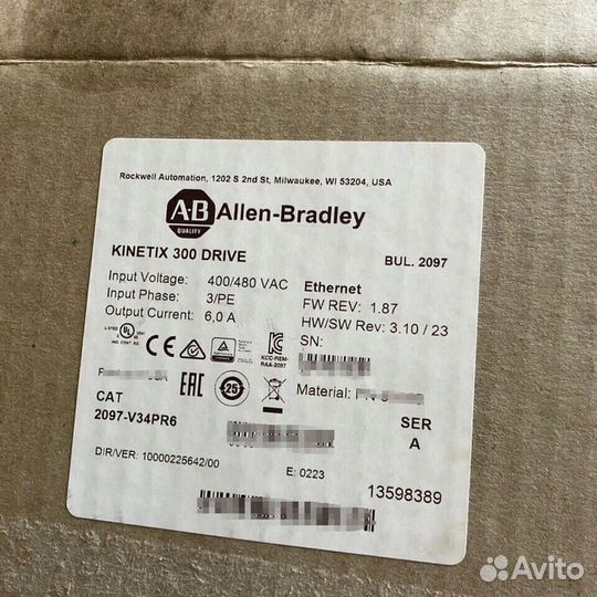 Allen-Bradley 2097-V34PR6