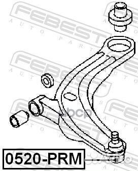 Опора шаровая mazda 323/626 92-04 пер. 0520-PRM