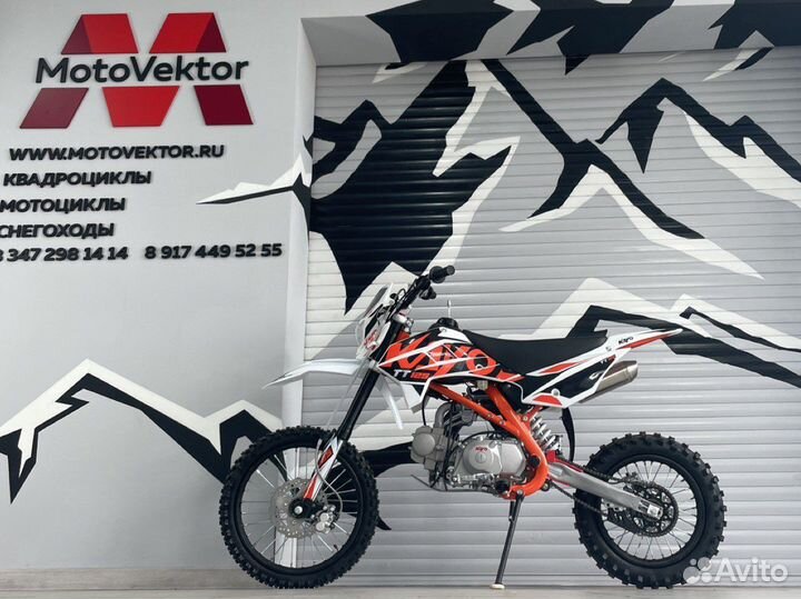 Питбайк kayo basic TT125EA 17/14 KRZ (п/автомат)