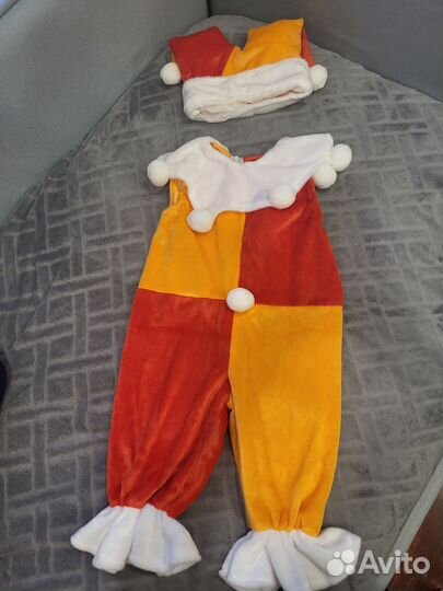 Костюм петрушки скомороха, 104-110