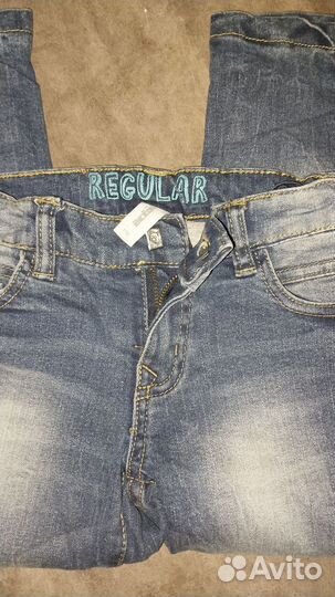 Джинсы утепленные для мальчика 110