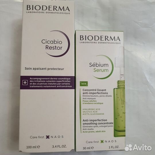 Биодерма Sebium serum,Cicabio Restor