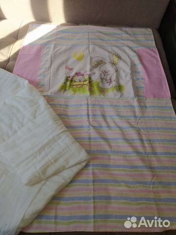 Бортики+Спальный комплект в детскую кроватку 10 пр